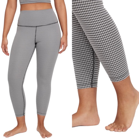 Nike Yoga Gingham Top And Shorts